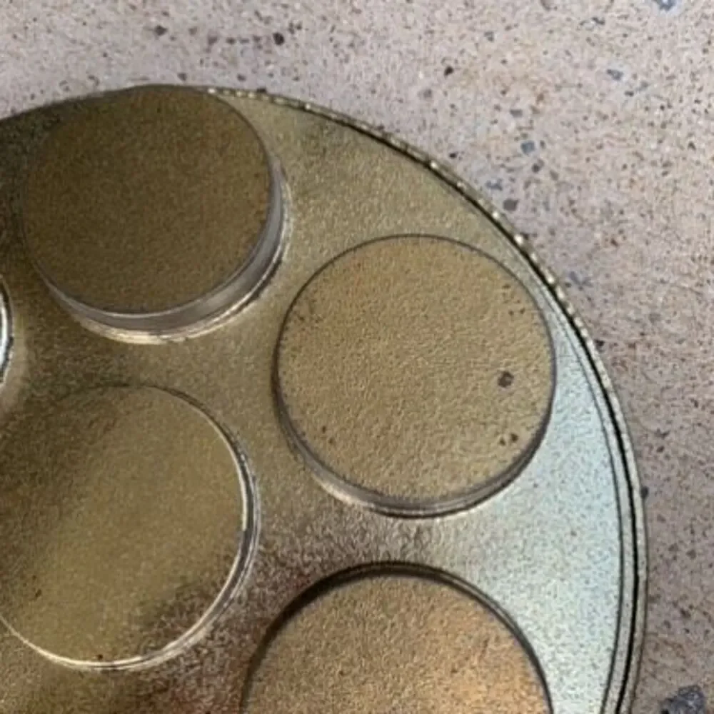 Florida Vintage 11” Souvenir Floral Metal Drink Tray